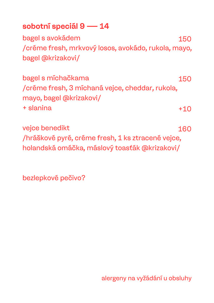 Menu 5. část